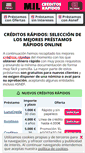 Mobile Screenshot of milcreditosrapidos.com