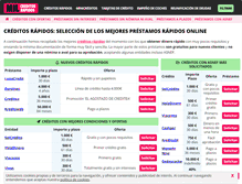 Tablet Screenshot of milcreditosrapidos.com